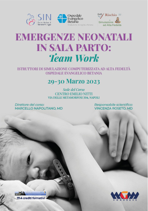 Emergenze neonatali in sala parto: Team Work 2023...