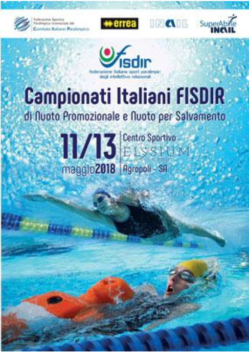 Campionati Italiani FISDIR di nuoto promozionale e nuoto per salvamento