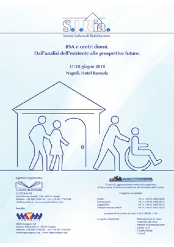 RSA e centri diurni.